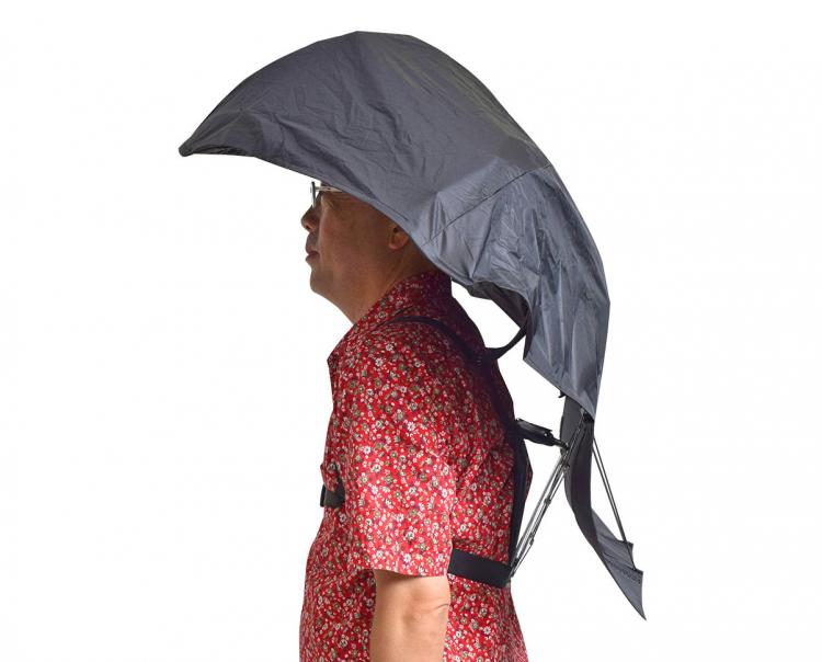 Hands-Free Umbrella Holder  Backpack umbrella, Umbrella designs, Umbrella