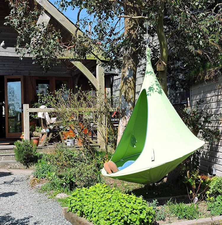 This Hanging Cocoon Private Hammock Makes The Perfect Reading Or