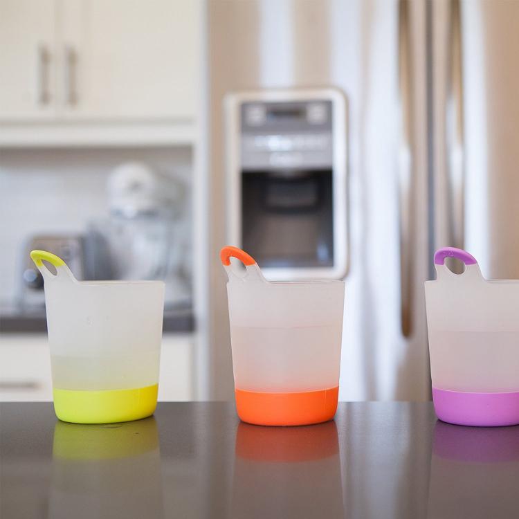 These Fridge Suctioned Hanging Kids Cups Make Life Easier For Kids