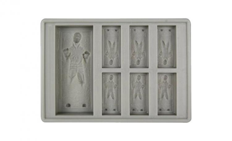 Hans Solo in Carbonite Ice Tray - Star Wars Hans Solo Stuck in Carbonite Silicone Ice Tray