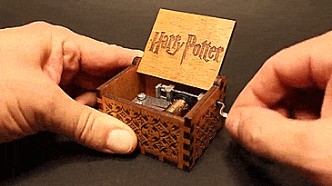 Harry Potter Theme Wooden Music Box - Harry Potter Music Box