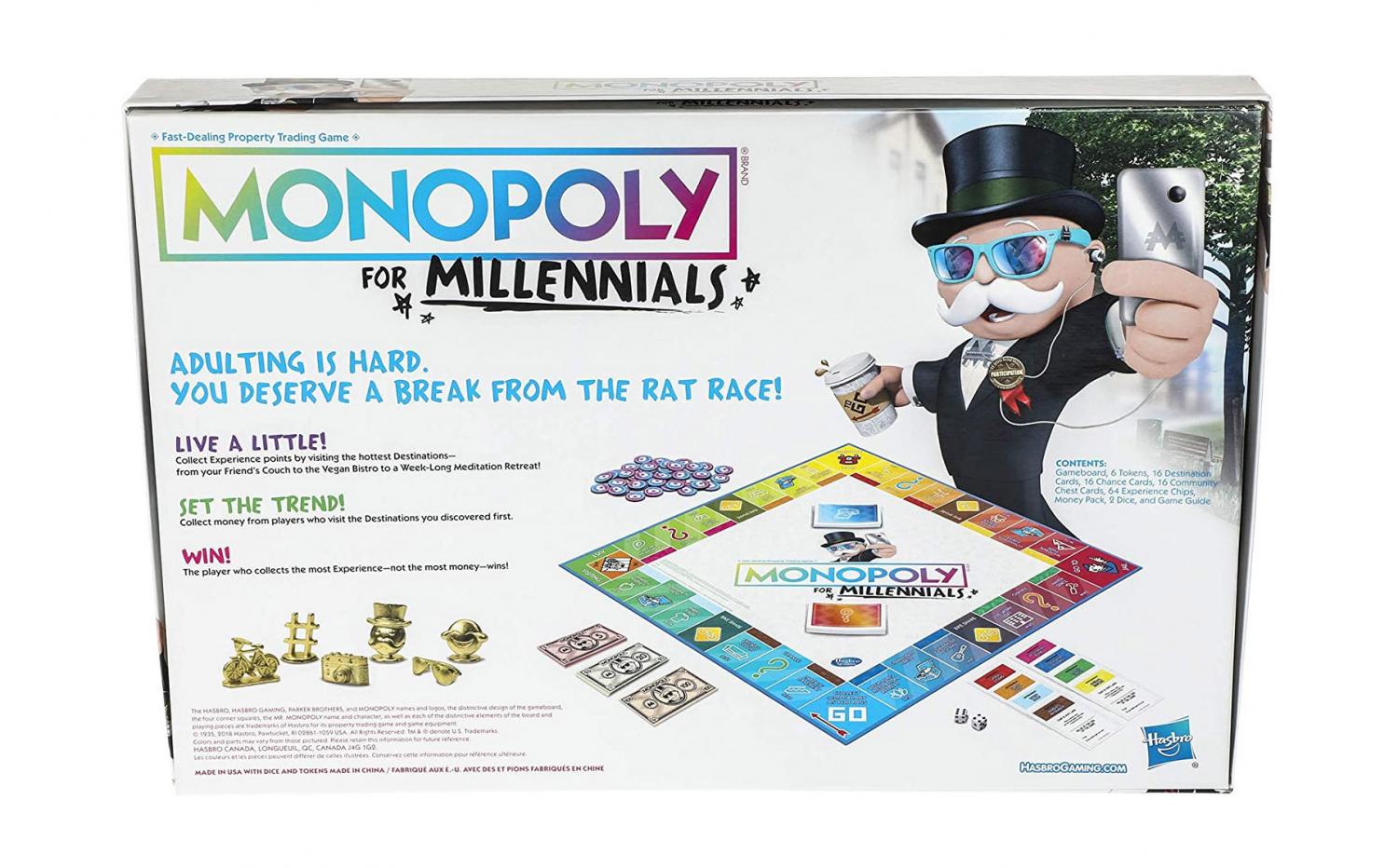 monopoly for millennials rules