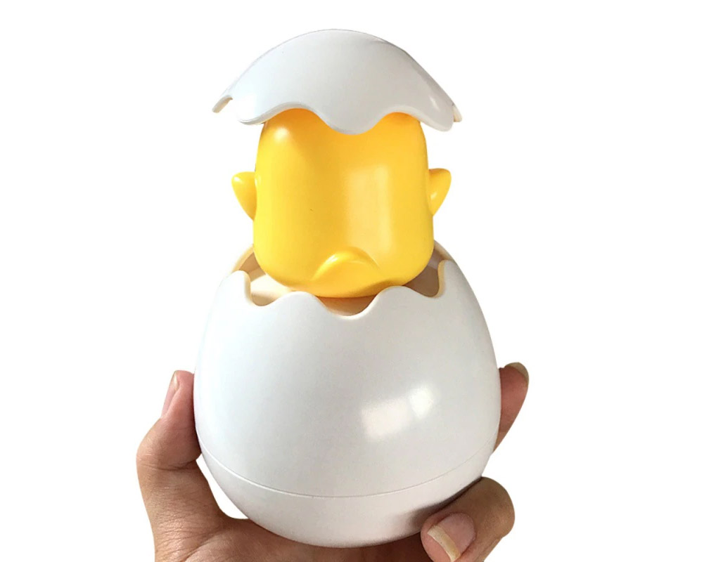 Hatching Egg Duck Bath Toy - Shower spray ducky in egg water table toy
