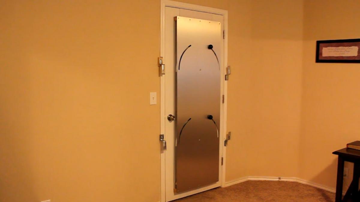 The HavenShield Door Barricade Prevents Intruders From Entering Homes