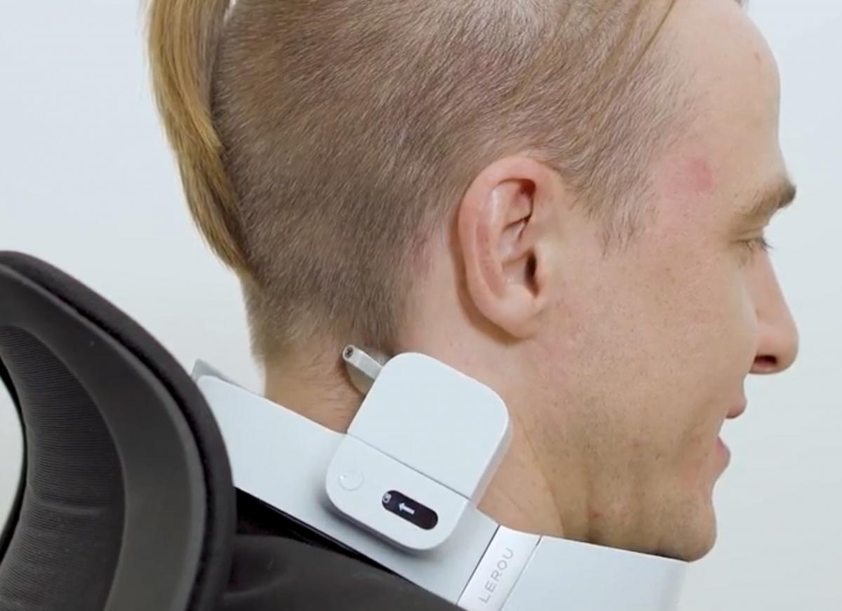 Lerou Automatic Head Massaging Robot - Head-Mounted Robot Massages Your Head and Neck