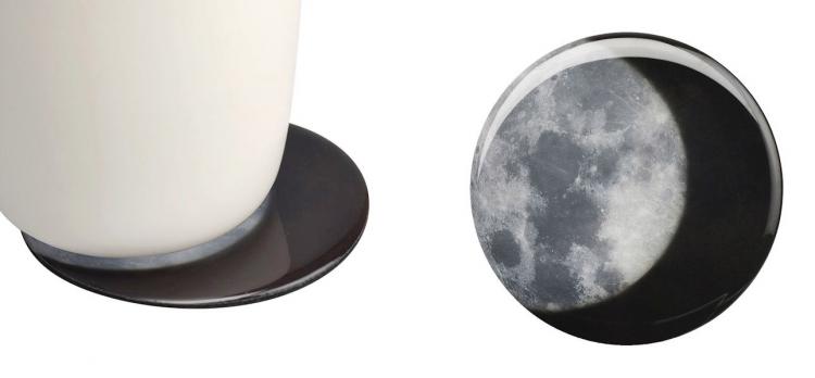 Heat-Activated Moon Coasters - Drink The Moon Coasters
