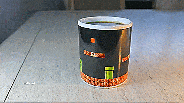 Heat Changing Mario Mug Turns From Night Level To Day Level - Changing Super Mario Coffee Mug