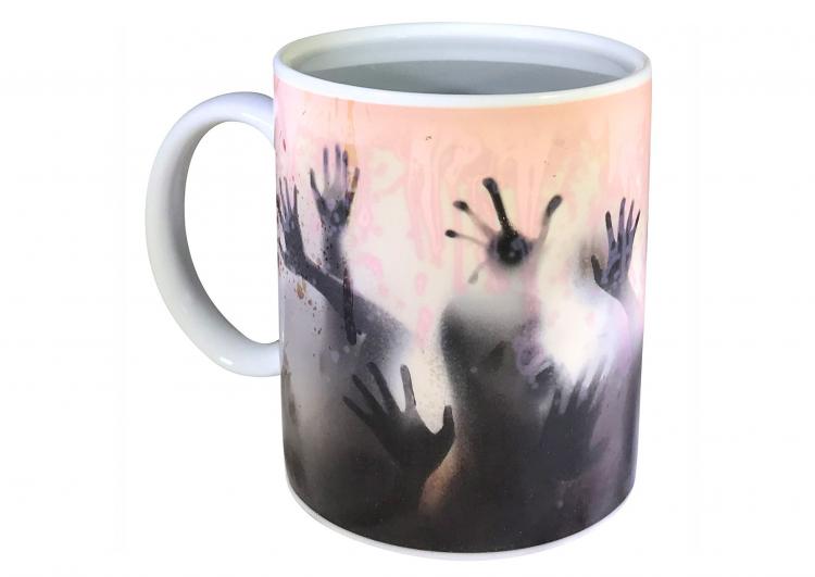 Walking Dead Heat Changing Coffee Mug - Zombie Coffee Mug Makes Zombies appear with hot liquid