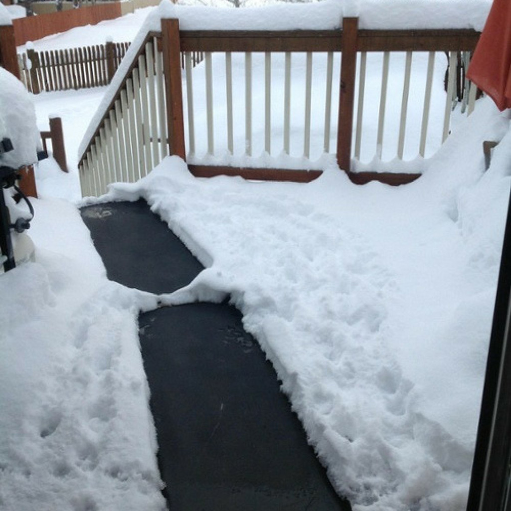 Snow Melting Stair Mat - Heated Stair Mats - Heated walkway paths