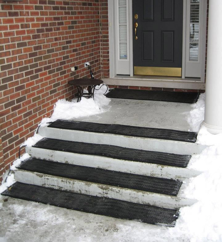 These Heated Stair Mats Melt Snow And Ice From Your Outdoor Stairs