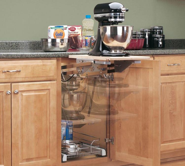 Rev-a-Shelf Heavy-Duty Mixer Lift - Easily access and store your heavy appliances under you cabinet with soft close feature