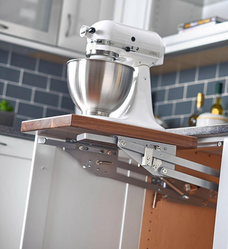 Rev-a-Shelf Heavy-Duty Mixer Lift - Easily access and store your heavy appliances under you cabinet with soft close feature