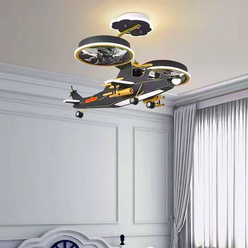 This Helicopter Fan With Lights Is A Perfect Addition To Any Kid s Bedroom