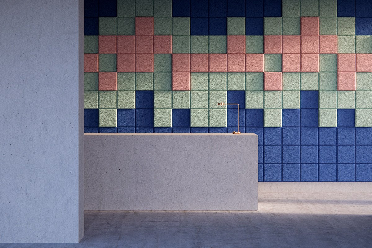 Baux | Azulejos de pared hexagonales, hermosos y ayudan a absorber el sonido