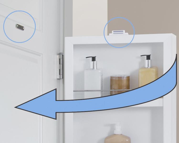 Cabidor: A Hidden Cabinet System That Installs Onto Any Door