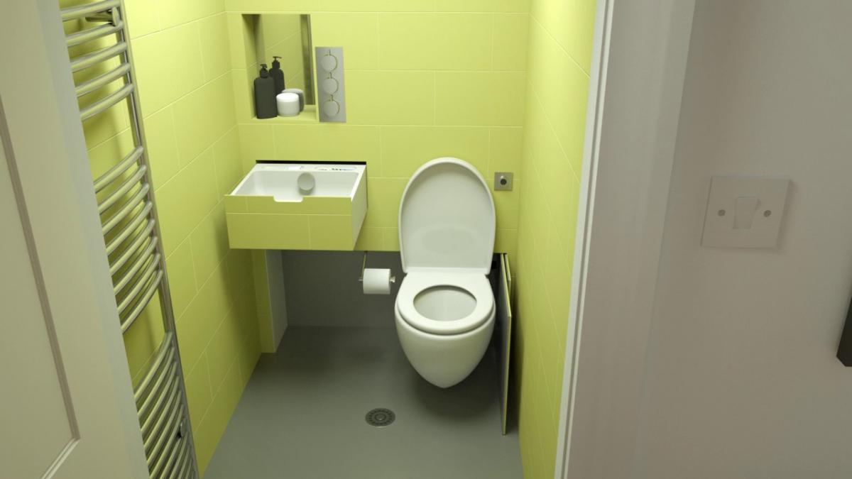 Hidealoo Pull-out Hidden Toilet For Tiny Homes - Retractable toilet into cabinet