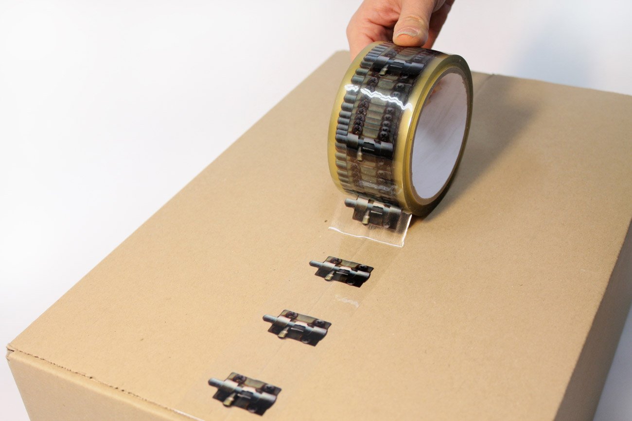 Hinge Printed Packing Tape - Funny packaging tape