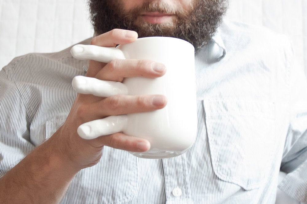 Creepy Fingers Mug - Holding hands finger mug