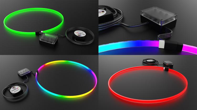 Hoop Light - Motion Activated LED light basketball rim attachment
