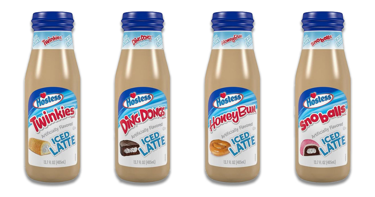 Hostess Twinkie Flavored Iced Latte Bottles - Dessert latte tastes like twinkies
