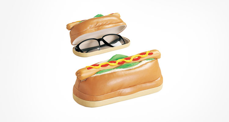 Hot Dog Shaped Glasses Case