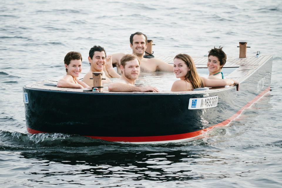 Hot Tub Boat.