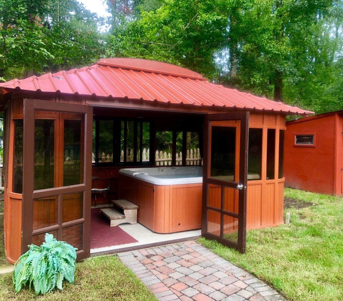 This Hot Tub Gazebo Turns Your Spa Into a Swim-Up Bar