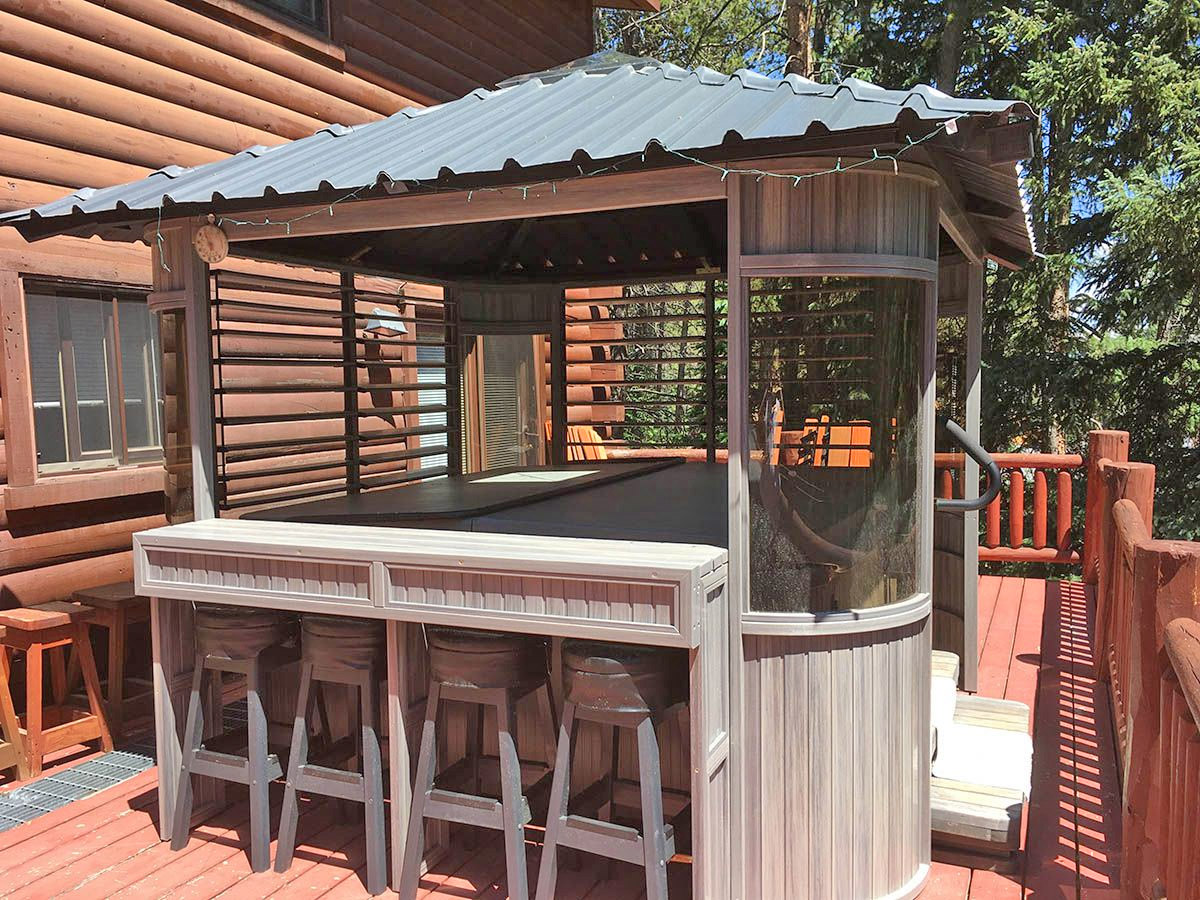 This Hot Tub Gazebo Turns Your Spa Into a Swim-Up Bar