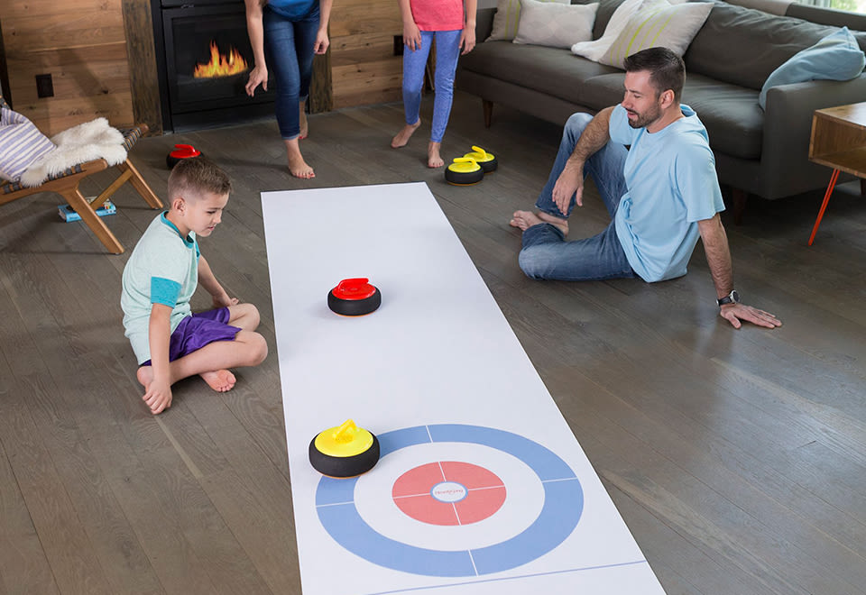 Electric Hovering Curling Set Game