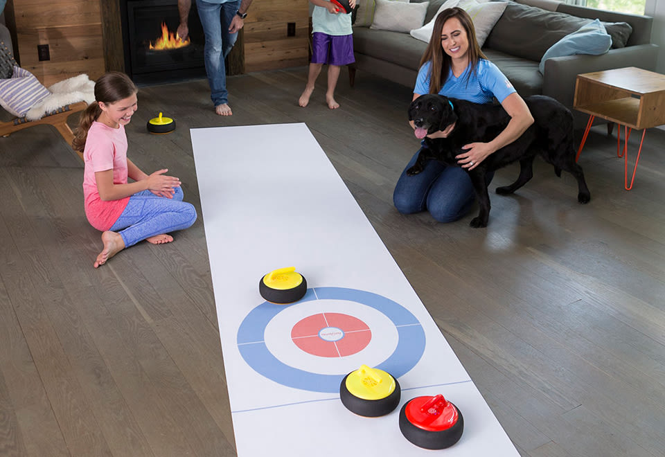 Electric Hovering Curling Set Game