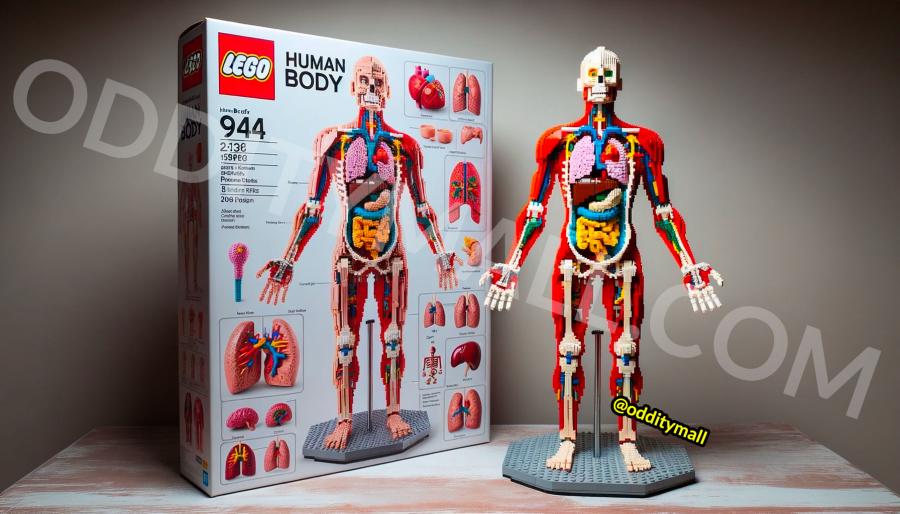 Human Body Lego Set