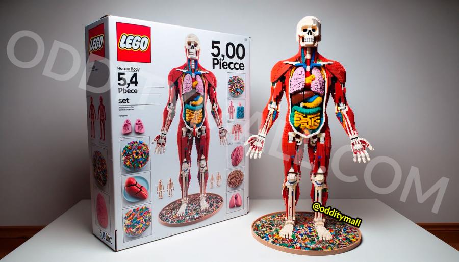 Lego anatomy hot sale figure