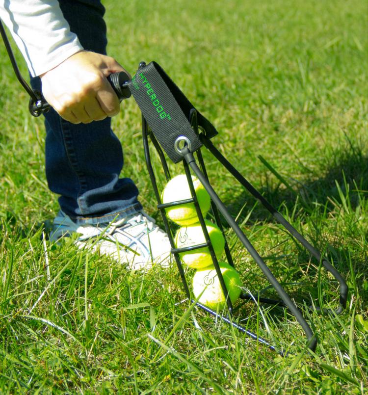 Tennis ball outlet slingshot