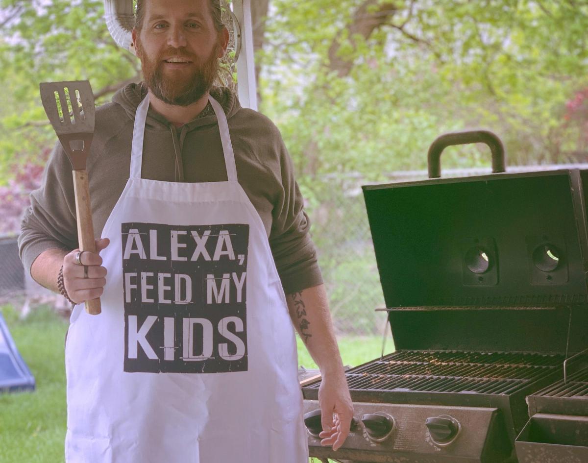 Dad Apron I Have No Idea What I'm Doing BBQ Grilling Apron For Men