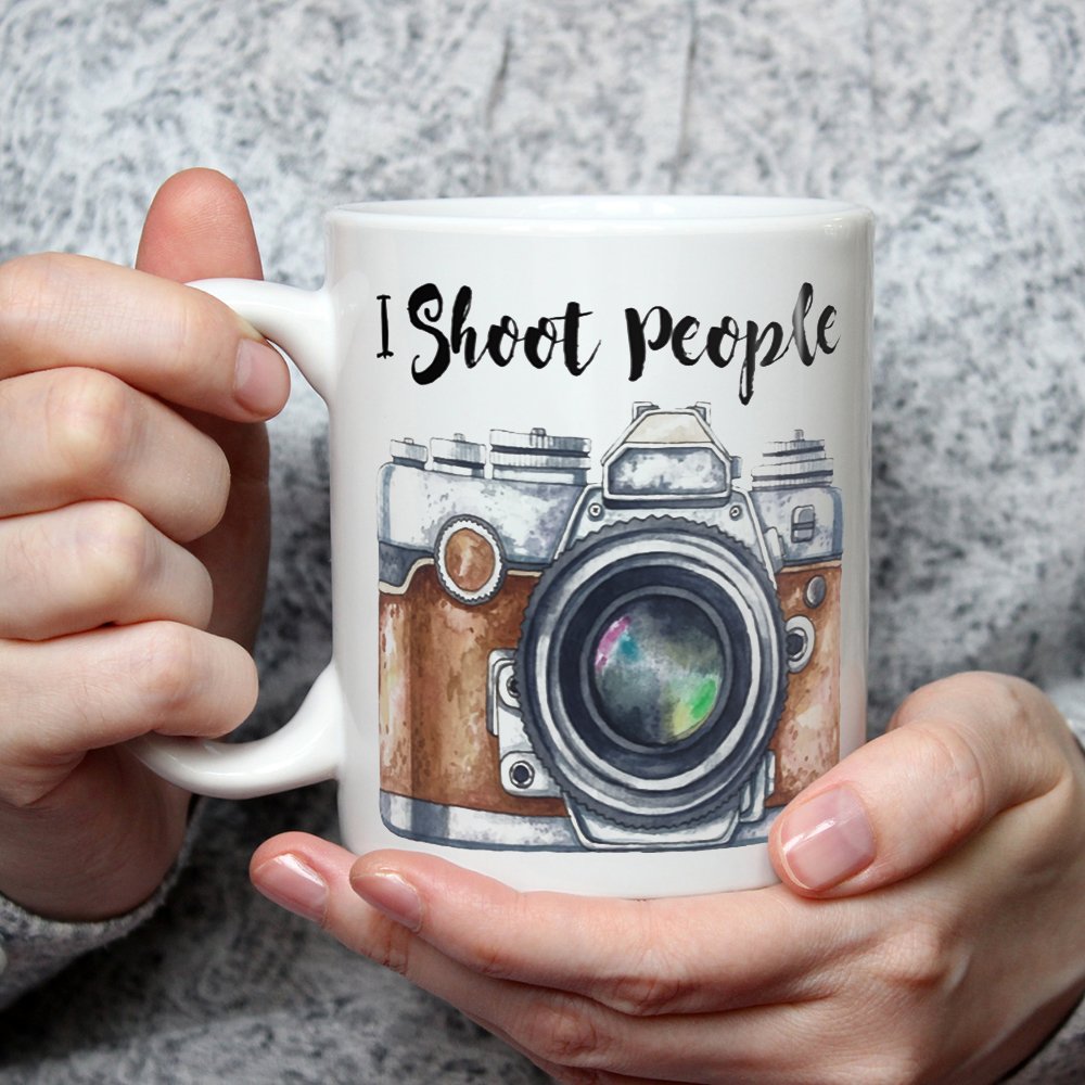 I Shoot People Funny Photography Mug