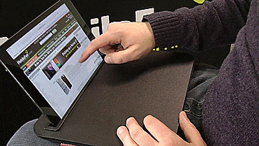 iBed Tablet Lap Desk - GIF