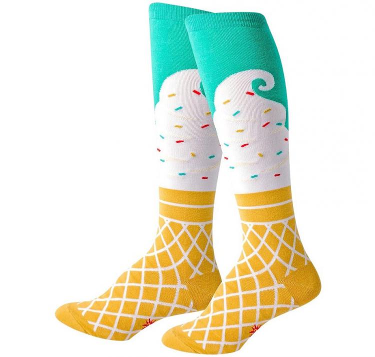 Ice Cream Cone Socks