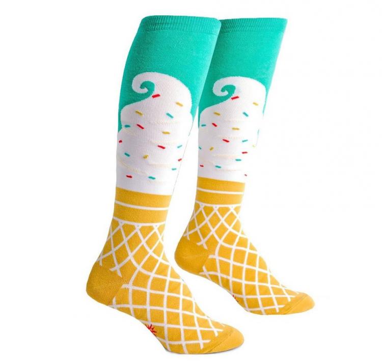 Ice Cream Cone Socks