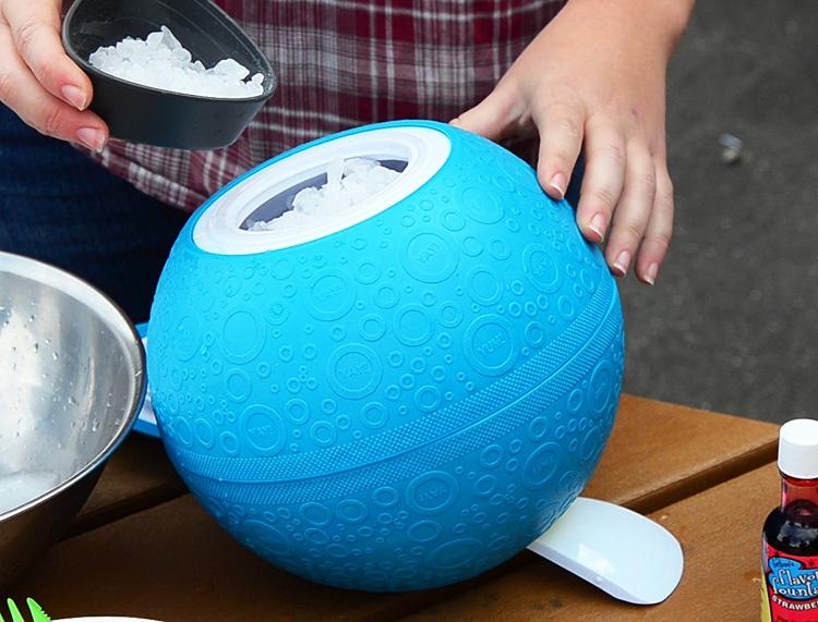 YayLabs Play and Freeze Ice Cream Ball Ice Cream Maker, Pint, Blue