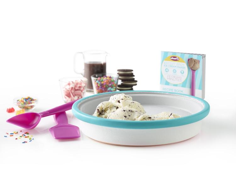 Chef'f Sweet Spot Ice Cream Maker - Frozen Tray and Scraper Ice Cream Maker