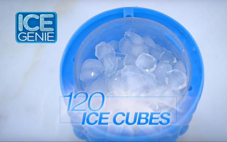 Ice Genie: Unique Ice Maker - Replaces 10 Ice Cube Trays - Makes 120 Ice Cubes
