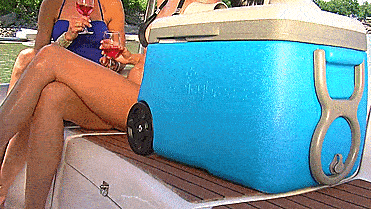 IcyBreeze Air-conditioning cooler - Beer cooler that blows cold air