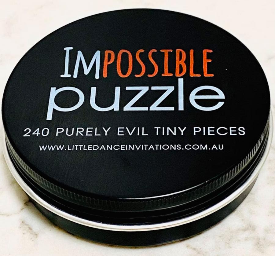 Not much to look at! (The Clearly Impossible Puzzle by CM