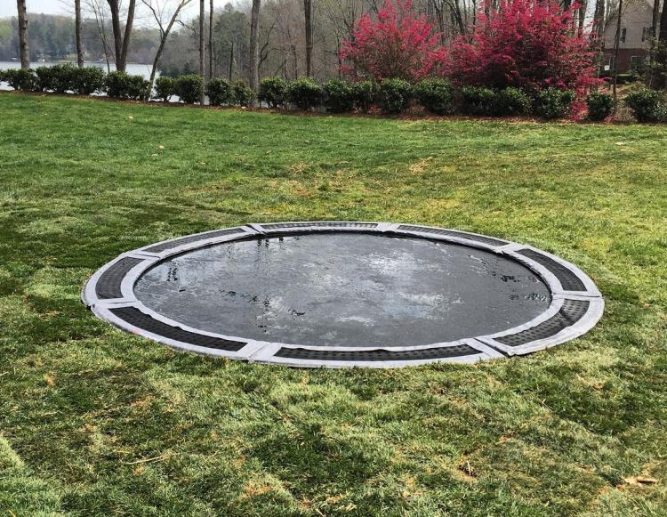 InGround Trampolines Are a Thing, And They're a Much Safer Option