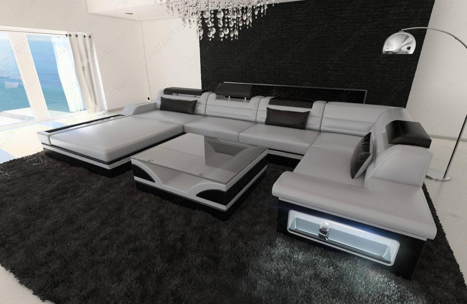 Ultimate Sectional Sofa - Futuristic Modern Sectional Leather Couch By SofaDreams - Giant Luxury Sectional Sofa