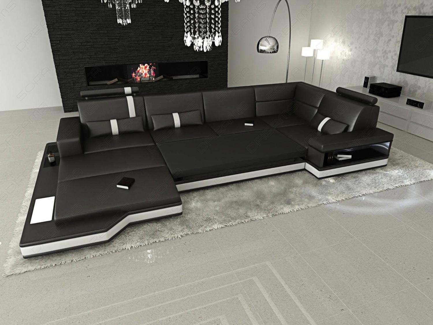 Ultimate Sectional Sofa - Futuristic Modern Sectional Leather Couch By SofaDreams - Giant Luxury Sectional Sofa