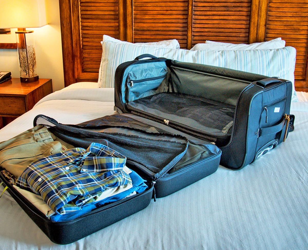 Oregami Folding Luggage - 3-level folding luggage organizers