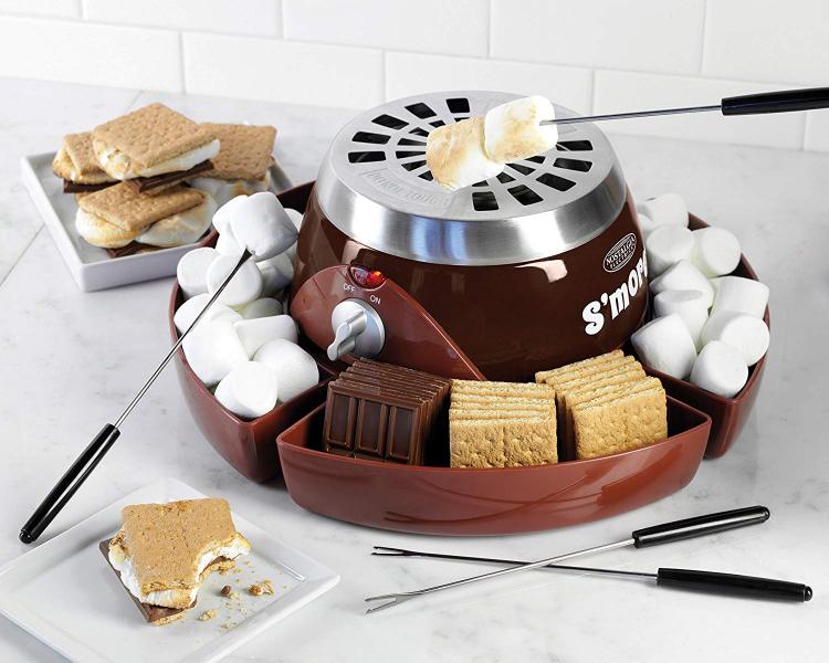 Flameless marshmallow toaster - indoor smore's maker electric toaster