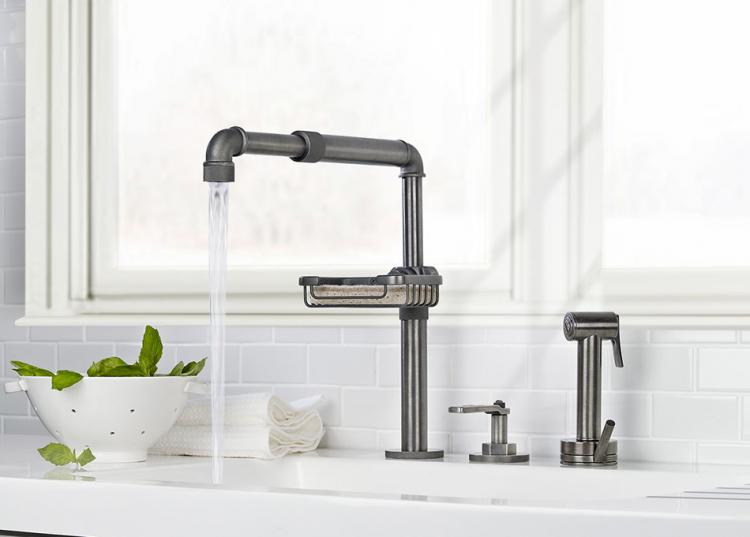 This Bathroom Faucet Looks Like An Old Industrial Pipe   Industrial Pipe Faucet 9569 