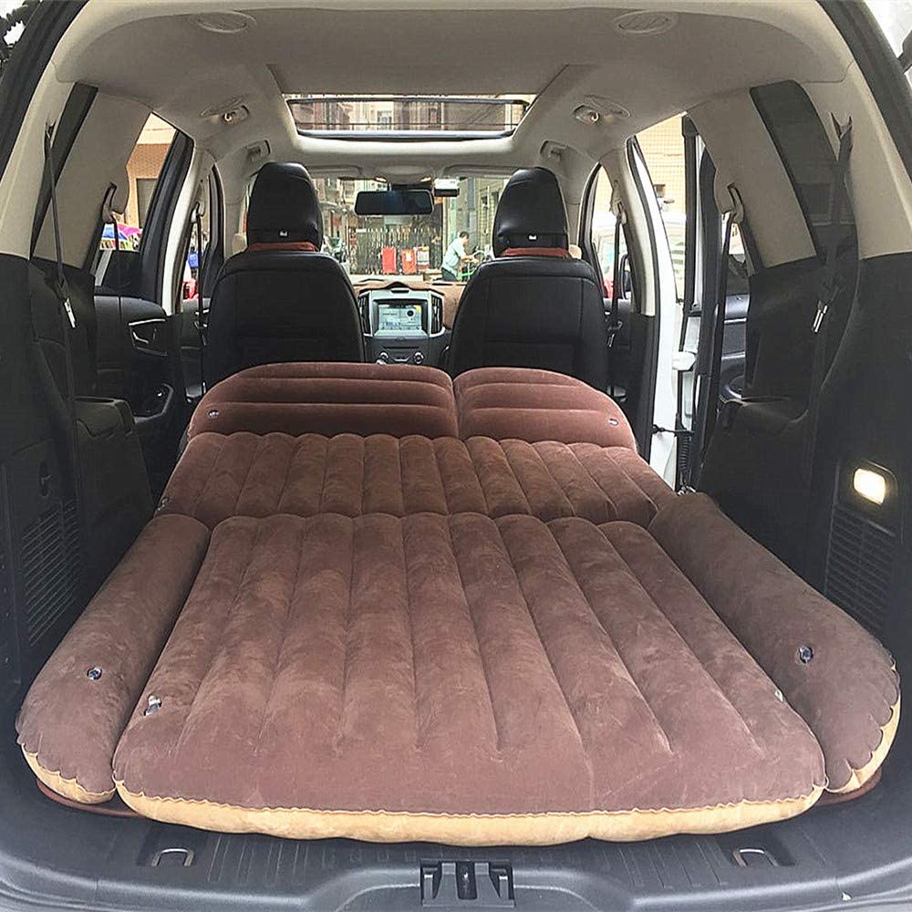 This Inflatable Backseat Car Bed Lets You Sleep Comfortably In Your Car